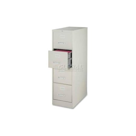 Sp Richards Lorell 4-Drawer Commercial-Grade Vertical File Cabinet, 15"W x 22"D x 52"H, Gray LLR42295
